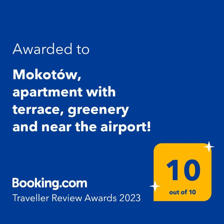 Mokotow, Apartment With Terrace, Greenery And Near The Airport! Varsavia Esterno foto